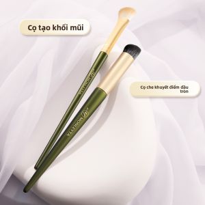 MONLEYTA | Bàn chải trang điểm mềm đầu nghiêng Cheek Blush Contour Highlighter Bàn chải trang điểm cho người mới bắt đầu