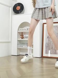 Daphne | Soft Bottom Platform Increased Comfortable Casual Shoes White