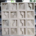 Roster beton minimalis varian motif warna putih abu merah/hiasan dinding/lubang angin/dekorasi rumah. 