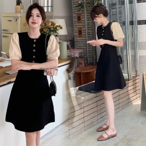 Missliu Fashion Womens Knitted Dress 2025 Summer New Style Small Fragrance Elegant Slim Fit Black Skirt