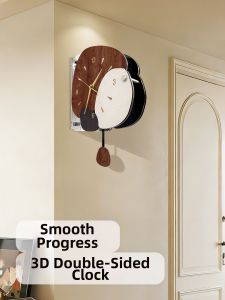 XIANGYUE | Vintage Double-Sided Corner Creative Wall Clock