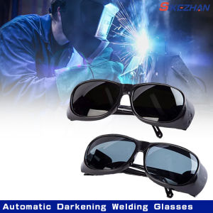 1pcs Protective Glasses: Automatic Darkening Welding Glasses & Soldering Welding Protective Gear