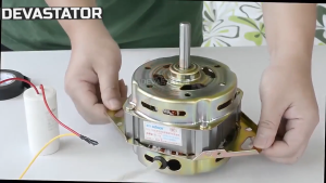 มอเตอร์เครื่องซักผ้าอบผ้า Samsung มอเตอร์ปั่นแห้ง เครื่องซักผ้า อะไหล่เครื่องซักผ้า 3 หู 70 W แกน 10 mm บู๊ท ขดลวดอลูมิเนียม (รับประกันคุณภาพ 100%)