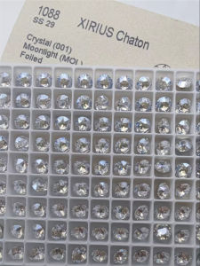 Schmitt Crystal 1088 Pointed Bottom round 001MOL Moonlight White Nail Art Decorations DIY Drill Water Diamond Pile