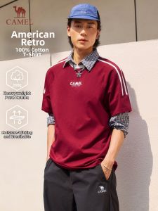 CAMEL | Heavy Cotton Spring/Summer Men T-Shirt 2026 New