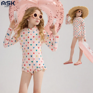 Ask Junior | Sun Protection Girls Swimsuit Set