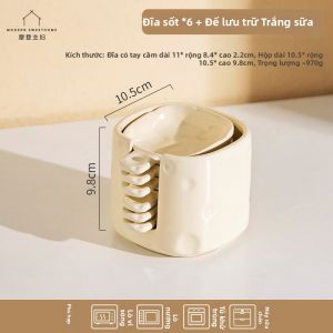 MODERN SWEETHOME | Dĩa Đựng Nước Chấm Gốm Thời Trang