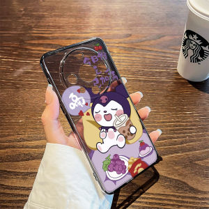 Huawei Mate80/70 Phone Case Kuroko Milk Tea Design Transparent Silicone Soft Shell Cute Cartoon Style Full Lens Protection