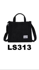 Tas Selempang Wanita Corduroy Motif Polos Tas HandBag Wanita -LS313