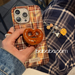 เคสโทรศัพท์มือถือ iPhone ลายสก็อต Adorable สำหรับ Apple 15 pro 16 pro Max 13/14pm รุ่นผู้หญิง ป้องกันการตกหล่น ด้านนอกนิ่ม ด้านในแข็ง