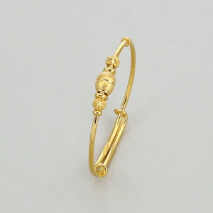 Chow Sang Sang 周生生 999.9 24K Pure Gold Chinese Gifting Collection Newborn Adjustable Bangle for Tiny Size 28341K Price-by-Weight 4.86g Gold