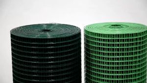 (ยกม้วน30m) ช่องตา1/2/3/4 นิ้ว 0.9-1.2m ลวด 0.9mm-1.2mm PVC ตาข่าย เสี่ยงเคลือบกรงไก่ เหลี่ยมหุ้ม PVC สีเขียว/ขาว/ดำ