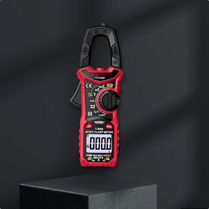 HT206 Meteran Klem 600V AC/DC 6000 Multimeter Digital Penghitung Multimeter Rentang Arus Otomatis 600A Meteran Uji Ampere Tegangan Ohm Kontinuitas Hz