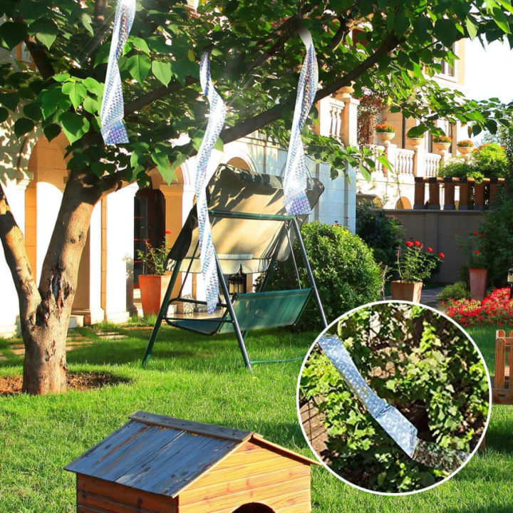 Reflective Scare Tape to Keep Away Birds Pigeons Crows Woodpecker