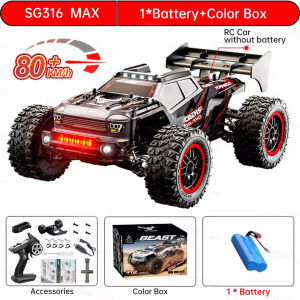 ZLL SG316 MAX/PRO 1:16 High Speed Drift Racing Car 80KM/H Or 40KM/H Brushless Motor 4WD RC Car Off Road Car Toys For Kids Gifts