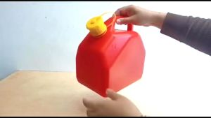 5L LADDERMAN Oil Tank Auto Shut Off Gasoline Container Mount Motorcycle Spare Fuel Tank Car Petrol Tank Minyak