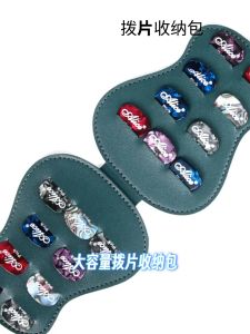 Kotak Penyimpanan Pick Gitar Tas Pick Universal Berkualitas Tinggi Organizer Aksesori Gitar Portabel