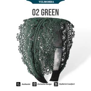 Bando Korea Headband Brokat Lace Lexy by Velmorra