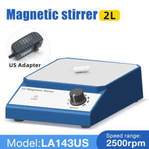 Magnetic Stirrer Mixer With Stir Bar Adjustable Speed 2500rpm Electronic Magnetic Mixer AC 100-240V EU US Plug Stirring Machine