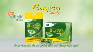 Kẹo ngậm ho Eugica thảo dược hộp 100 viên