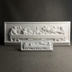 Phong Cách Bắc Âu Ins Bữa Tiệc Ly Thạch Cao Điêu Khắc Retro Cứu Trợ Trang Trí Nhà Đồ Trang Trí Leonardo Da Vinci 3D Tranh Sáng Tạo Handmade