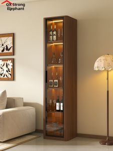 QIANGXIANG | Wall-Mounted Home Bar Cabinet glass wine cabinet