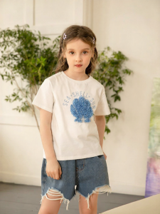 Printed Summer Simple and Stylish Childrens T-Shirt