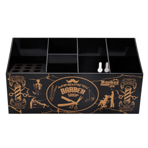 Hair Scissors Combs Clips Holder Large Capacity Rack Organizer Barbershop Hairdressing Tools Storage Box Salon Tools Accessories