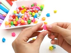540PCS Colorful Paper Stars Origami Star Paper Strips Lucky Star Paper Handcraft Origami Paper Fold Origami Paper Strips DIY Crafts Shiny Star Muti-color Origami Lucky Star Bouquet Birthday Gifts