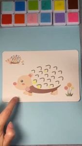 Finger Painting ของเล่นวาดภาพระบายสี วาดรูปด้วยนิ้วมือ ของเล่นเสริมพัฒนาการด้านศิลปะของเด็ก