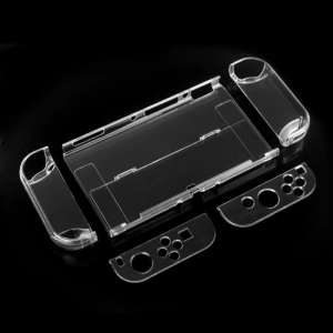 Data Frog | DATA FROG Crystal Protective Case Cover For Switch OLED Console Clear Hard Shell Anti-Scratch Game Console Accessories