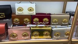 JW PEI | 2026 New Luxury Retro 3D Jewelry Eyes High-end Creative Design Shoulder Single Shoulder Crossbody Bag Retro Pearl Diamond Eye