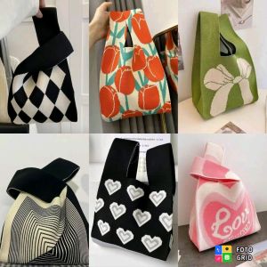 Tote Bag Wanita Import/Tote Bag Anyaman/Tote Bag Korea Style
