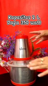 Votre Food Chopper CHP18 alat Penggiling Daging Sayur dan Buah ukuran 2L Garansi 1 Tahun