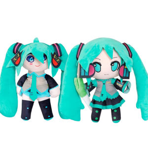 Bandai | 2 Styles  Anime Hat suned Mikued Plush Doll Classic Vocaloid Anime Stuffed Plushies Soft Figure Collectible Decor Gifts Hot