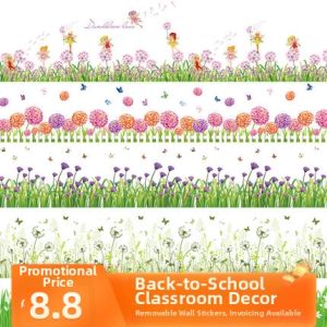 MUGE | Classroom Decor Wall Stickers Floral