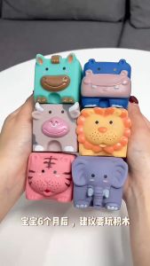 Soft Building Blocks for Toddlers Babies - Montessori Educational Sensory Stacking Toys for Boys Girls