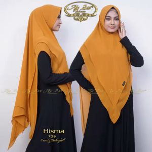 BISA COD Hijab Syari Kepala Soft Pet Antem Kode HISMA Bahan Ceruty Babydoll By Ory AjeZas Collection
