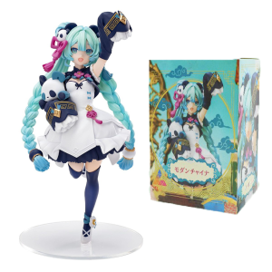 Bandai | Anime Hatsune Miku Neo Tokyo Series Kimono PVC Hình Hiện Đại Trung Quốc Phong Cách Xe Trang Trí Đồ Chơi Mô Hình Cho Quà Tặng Sinh Nhật 18Cm