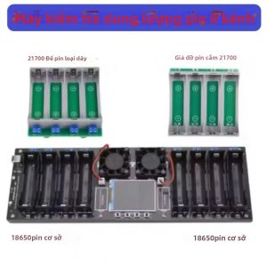 Máy Kiểm Tra Dung Lượng Pin 8 Kênh 18650 DC 12-19V Mô-đun Sạc/xả Tự Động Với Màn Hình Màu 24 Inch Cho Điện DIY