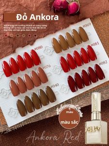 Bộ Sơn Gel Móng Tay XEIJAYI 6 Màu 15ml Màu Đỏ Nâu Sử Dụng Đèn UV/LED Gel Ngâm Bán Vĩnh Cửu Chất Lượng Salon Tự Làm Dành Cho Móng Tự Nhiên