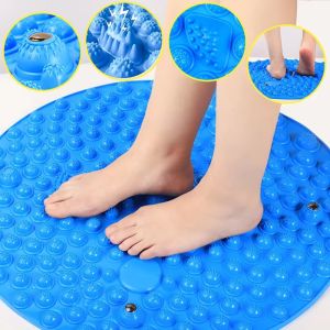 37cm TPE Foot Massage Pad Acupressure Board Foot Pad Muscle Relaxation Home Modern Reflex Acupuncture Pad Multi-Functional Non-Slip Bath Mat Yoga Accessories Foot Training