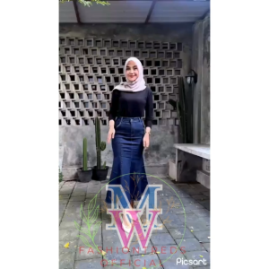 MERMAID DENIM SKIRT HIGHWAIST PREMIUM ROK DUYUNG JEANS