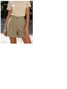 Quần Short Linen Nữ Y2K 2026 Cạp Cao Khóa Kéo Một Nút Nhiều Túi Kiểu Mini Mặc Nhà Dạo Phố Đi Làm Mùa Hè
