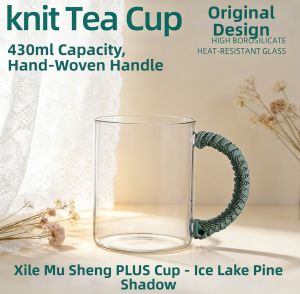 MUSENWANWU | Stunning Attractive with Handle Glass Cup