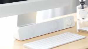 KISONLI - Speaker Design Long Strip LED for Laptop / Komputer / PC / CPU - i560