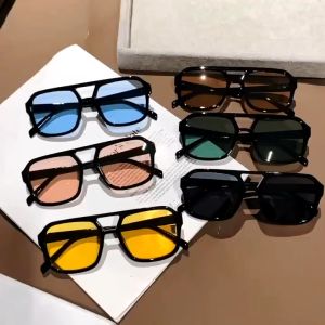 Kacamata Hitam KC010 Wanita Kacamata Retro Klasik Frame Besar Persegi Kaca mata Style Korea Bingkai Retro Petak Eyeglasses PST