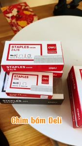 Kim bấm Deli 0010N/0012N/0015N/0013/0017/0014 - Dòng sản phẩm cao cấp