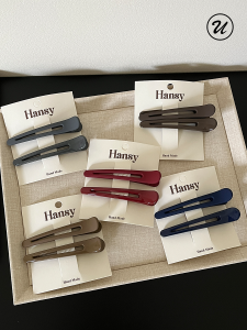 B2U Makeup Hair Clips Ins New Frosted Shiny Combination Large Size Seamless Edge Face Wash Bangs Clips Fashionable Hair Accessories