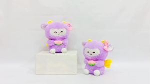 Boneka Domba Sit Shaun The Sheep Purple Wing Cute